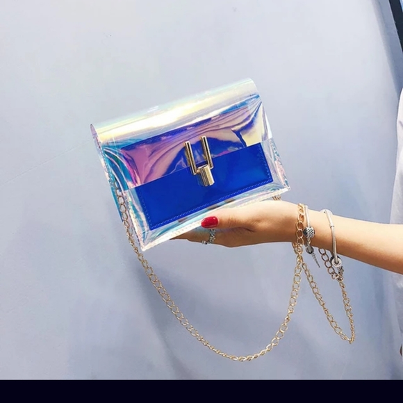 Clear Transparent Handbag PVC Crossbody Womens - Picture 10 of 12